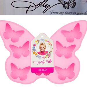 Dolly Parton Butterfly Shaped Ice Tray- Pink